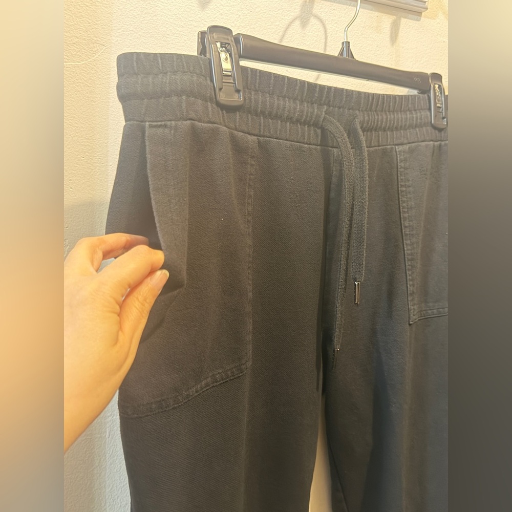 32 Degrees Cool Women's Black Drawstring Twill Jogger Pants - Picture 8 of 12